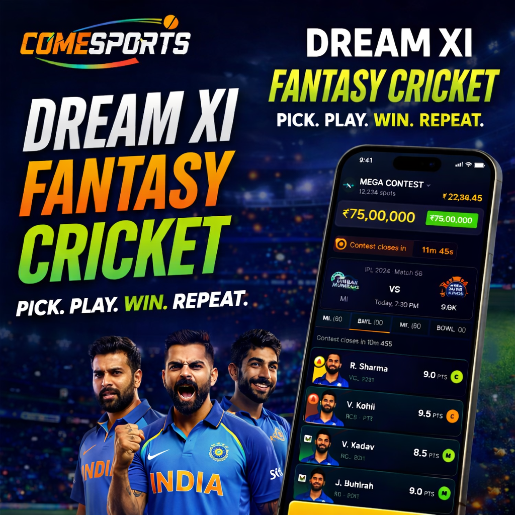 Come 365 App IPL and live lineup timing